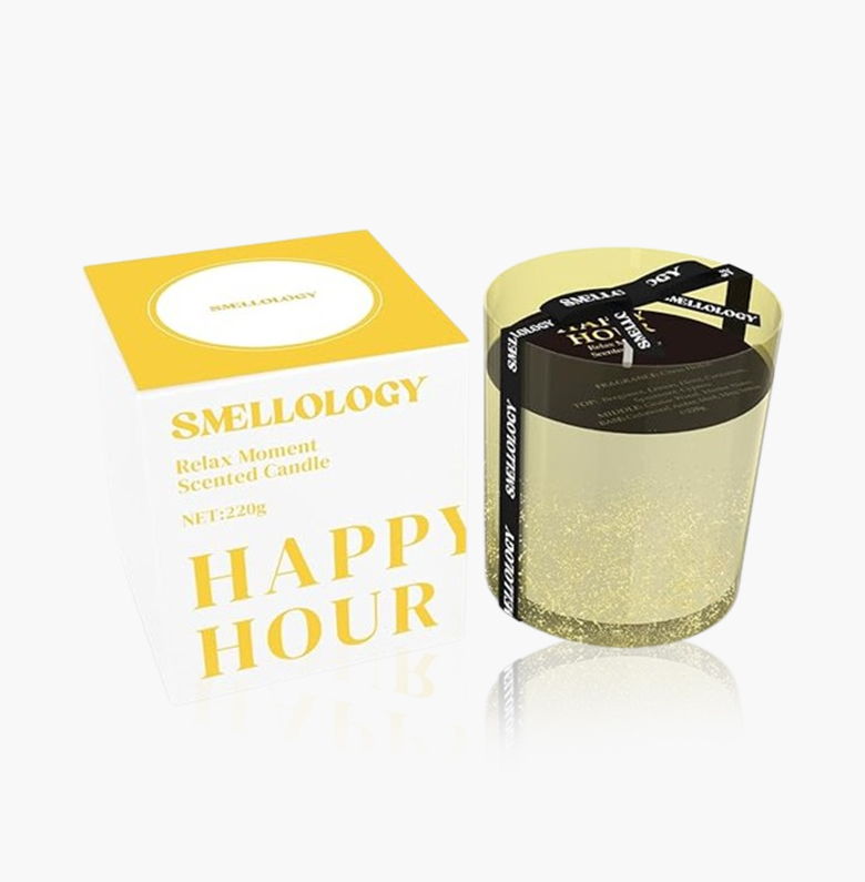 Relax Scented Candle – Citrus Herbal